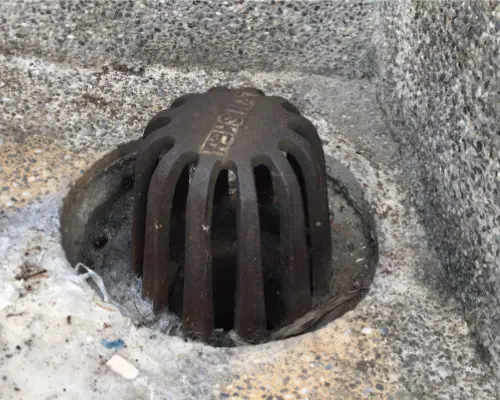 屋頂露台落水盤